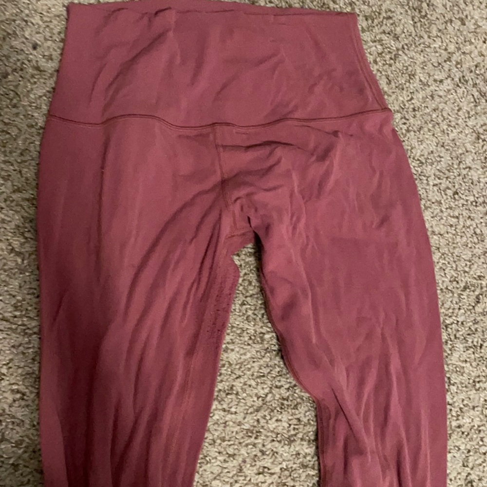 Mauve lulu leggings as 6